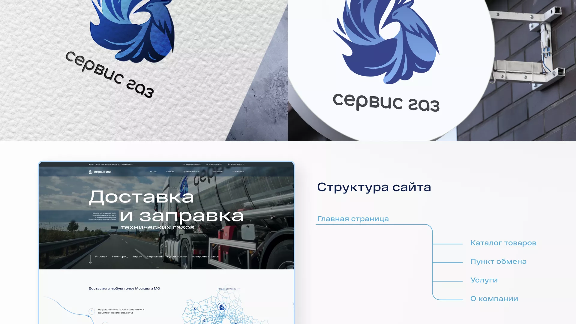 Создание сайта компании «Сервис газ» в Кирове